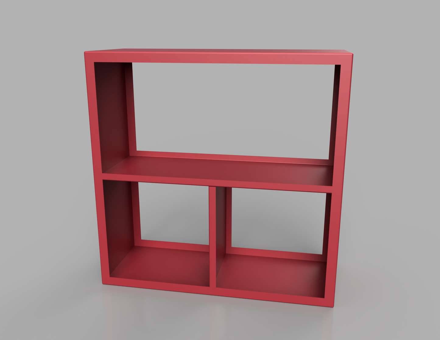 1000mm British manufactured metal Square Log Store in RAL3028 Red, suitable for indoor and outdoor use.