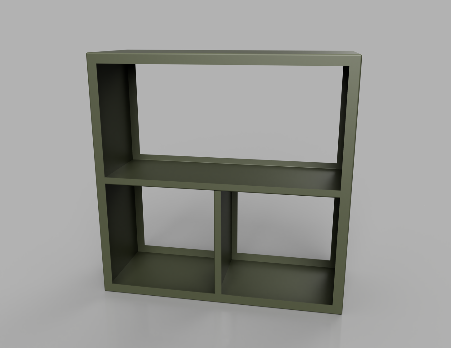 1000mm British manufactured metal Square Log Store in RAL6003 Olive Green, suitable for indoor and outdoor use.