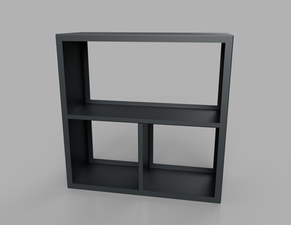 1000mm British manufactured metal Square Log Store in RAL7016 Anthracite Grey, suitable for indoor and outdoor use.