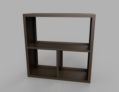 1000mm British manufactured metal Square Log Store in RAL8014 Brown suitable for indoor and outdoor use.