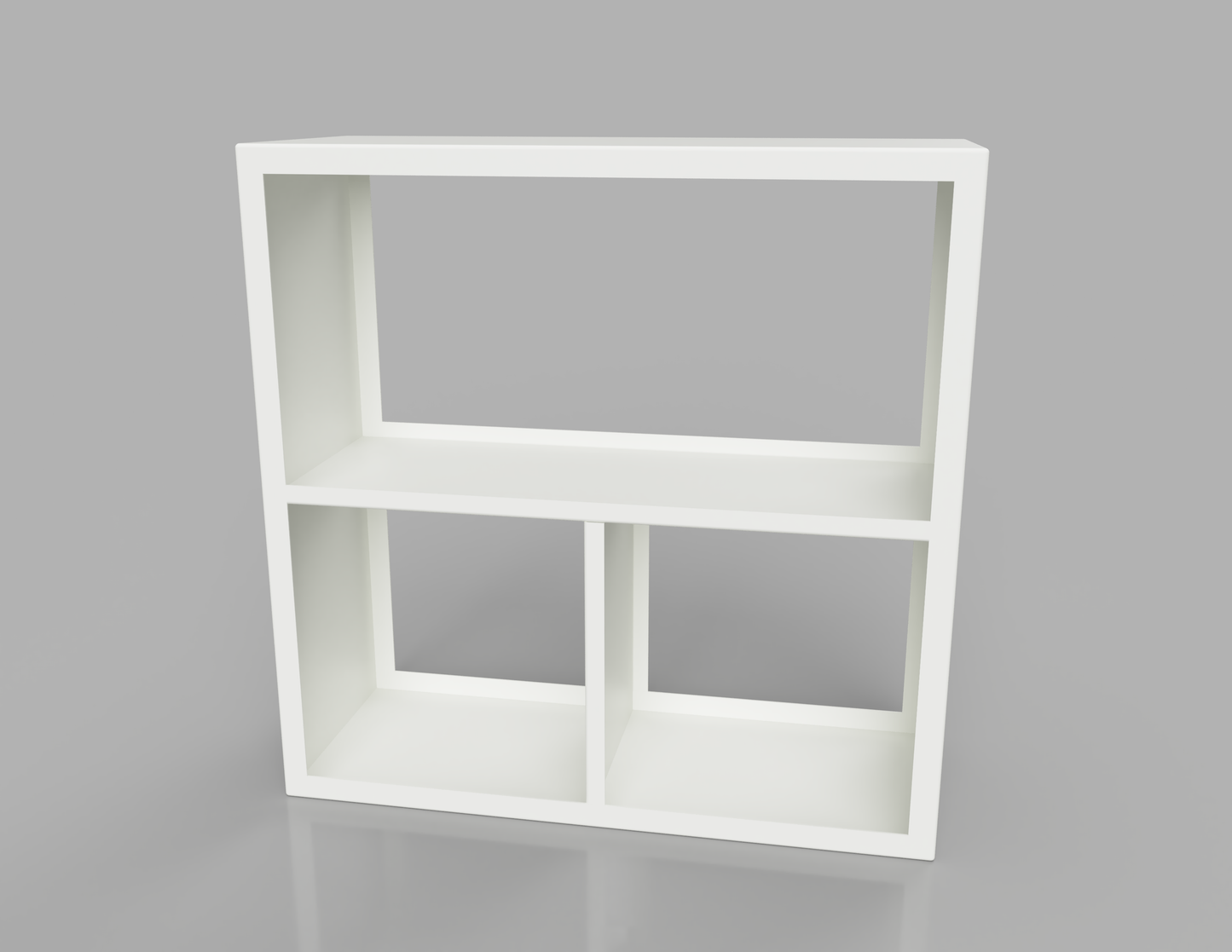 1000mm British manufactured metal Square Log Store in RAL9016 White, suitable for indoor and outdoor use.