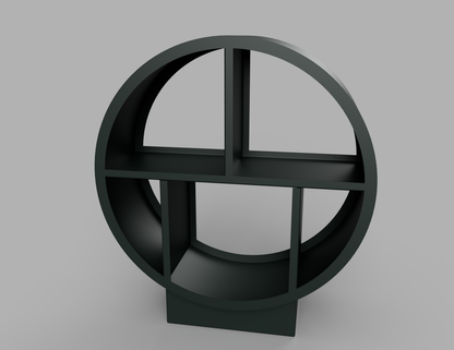 1100mm British manufactured metal Circular Log Store in RAL6012 Black Green Silver, suitable for indoor and outdoor use.