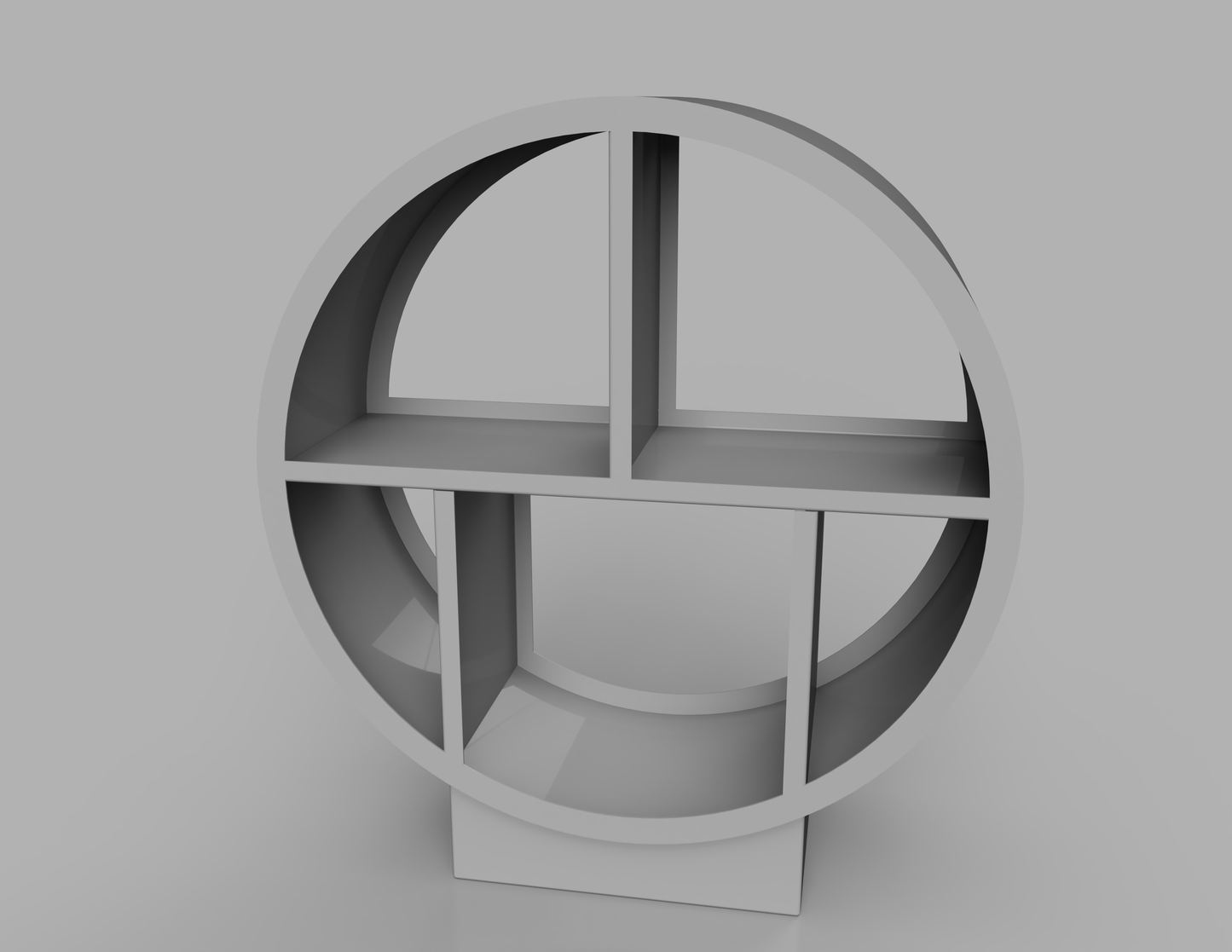 1100mm British manufactured metal Circular Log Store in RAL9006 Silver, suitable for indoor and outdoor use.